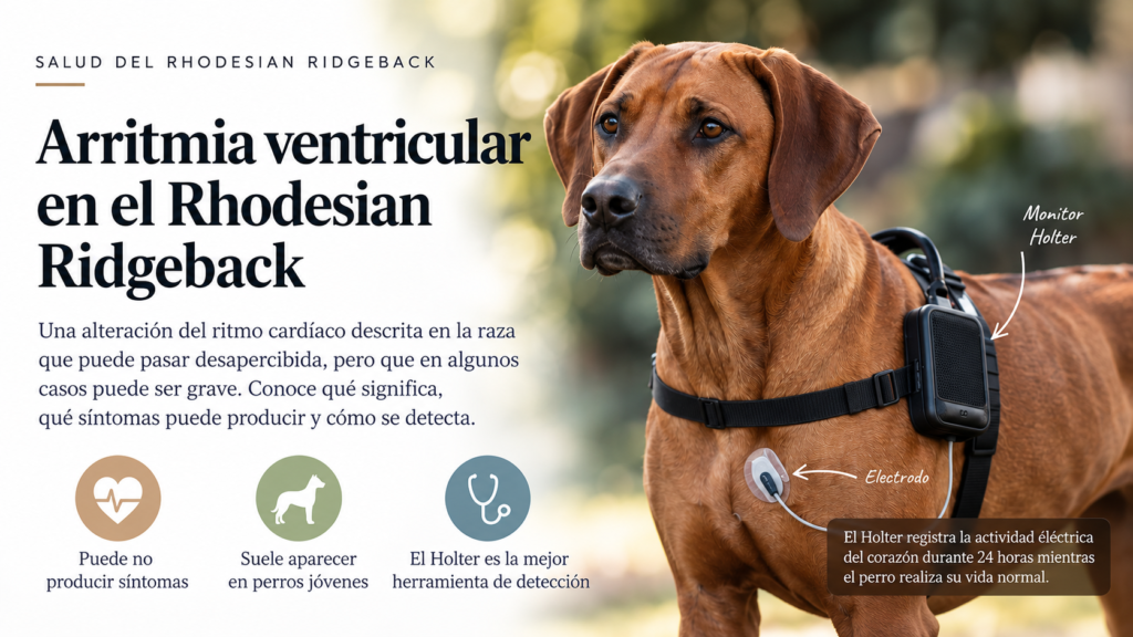 rhodesian ridgeback arritmia holter